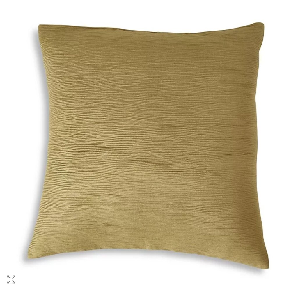 Donna Karan Home Collection Gilded Gold Euro Pillow Sham